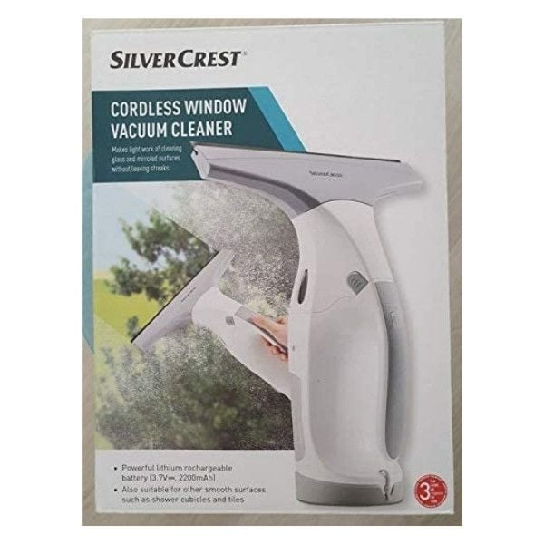Máy lau kính Silvercrest đảm bảo các bề mặt không có vệt trên tất cả các bề mặt cửa sổ và gương mà không cần đánh bóng.