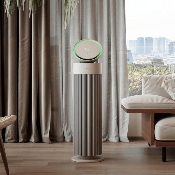 Máy lọc không khí LG PuriCare Aero Booster Pet AS55GGSY0