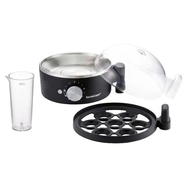 Máy luộc trứng Silvercrest Seke 450 A1 (màu đen/ Trắng)
