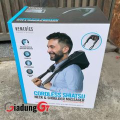  Máy massage cổ vai gáy Homedics NMS-730 công nghệ 3D - Pin sạc 