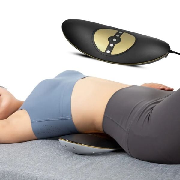 Máy massage lưng Alphay JKAH-2C có nhiệt hồng ngoại, rung, điện xung, EMS