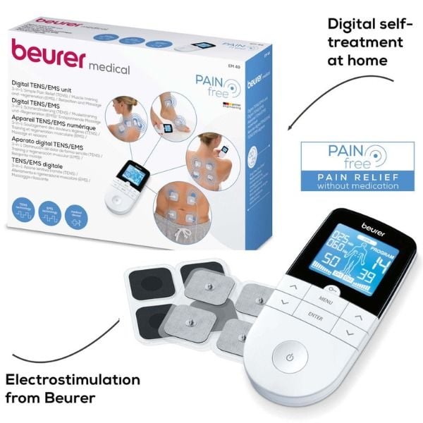 Máy massage xung điện Beurer EM49 công nghệ TENS / EMS kỹ thuật số
