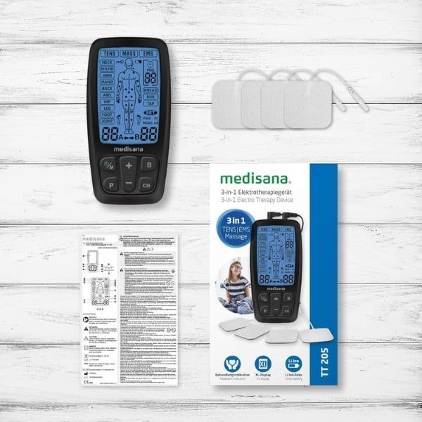 Máy massage xung điện Medisana 88348 TT205 - Pin sạc