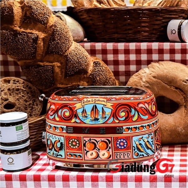 Máy nướng bánh mì Smeg D&G TSF01DGUK Sicily is my Love | Giadungg7.com