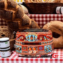  Máy nướng bánh mì Smeg D&G TSF01DGUK Sicily is my Love 