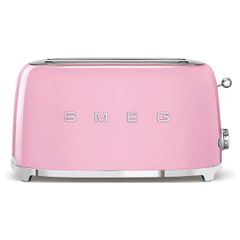  Máy nướng bánh mì Smeg TSF02PKEU màu hồng 2 khe 