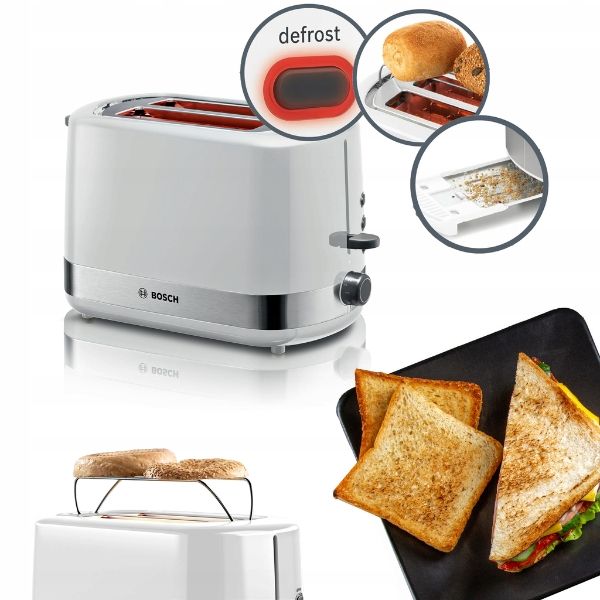 Máy nướng bánh mỳ Bosch TAT6A511 công suất 800W