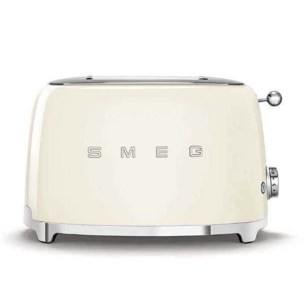 Máy nướng bánh mỳ Smeg TSF01CREU màu kem 2 lát