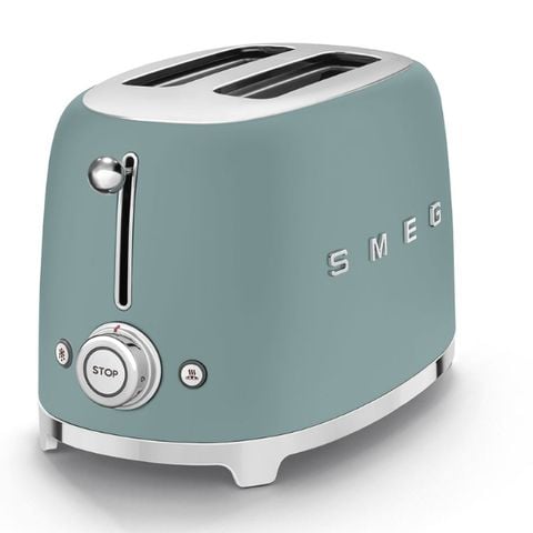 Máy nướng bánh mỳ Smeg TSF01EGMEU 2 lát xanh ngọc