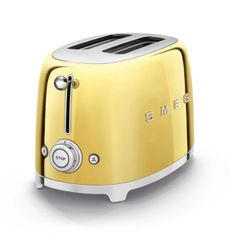  Máy nướng bánh mỳ Smeg TSF01GOEU màu vàng 2 lát 
