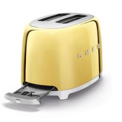  Máy nướng bánh mỳ Smeg TSF01GOEU màu vàng 2 lát 