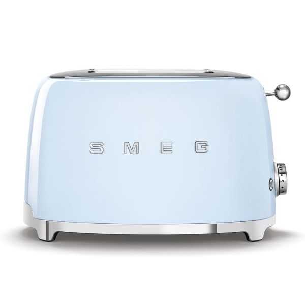 Máy nướng bánh mỳ Smeg TSF01PBEU màu xanh nướng 2 lát