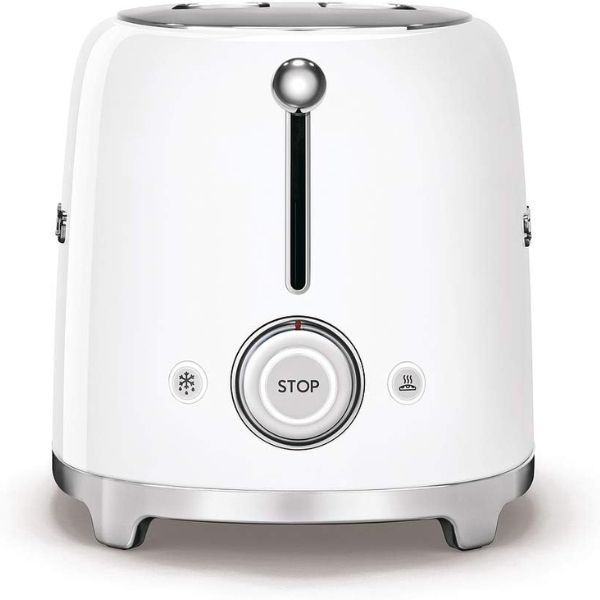 Máy nướng bánh mỳ Smeg TSF01WHEU màu trắng 2 lát