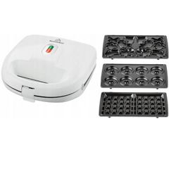  Máy nướng bánh Silvercrest SWEW 750D2 3in1 màu trắng 