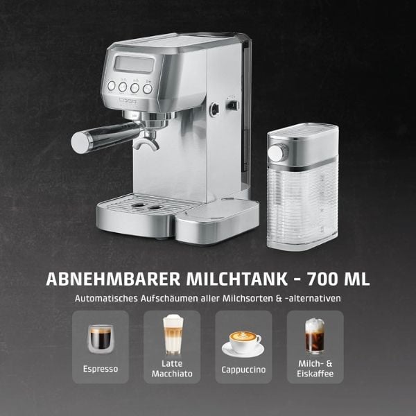 Máy pha cà phê Caso Espresso Gourmet Latte