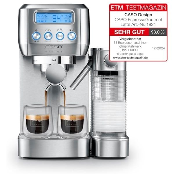 Máy pha cà phê Caso Espresso Gourmet Latte