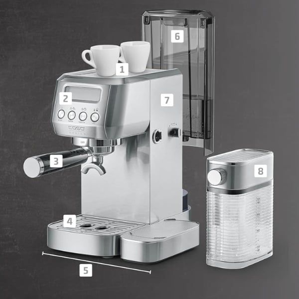 Máy pha cà phê Caso Espresso Gourmet Latte
