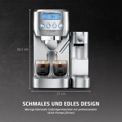  Máy pha cà phê Caso Espresso Gourmet Latte 