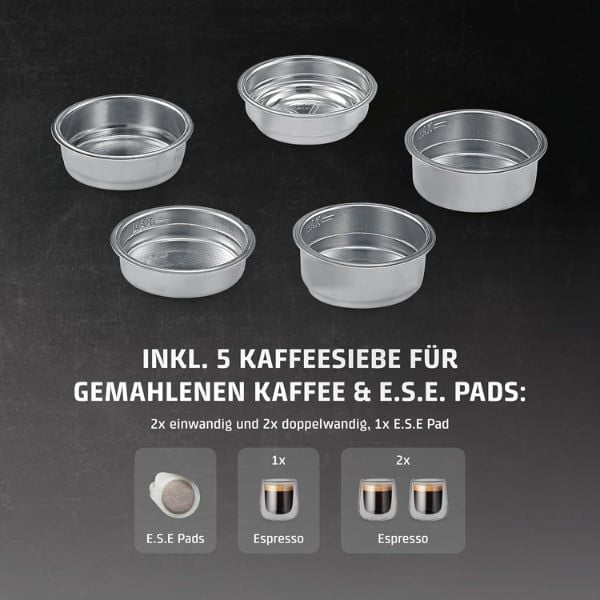 Máy pha cà phê Caso Espresso Gourmet Latte