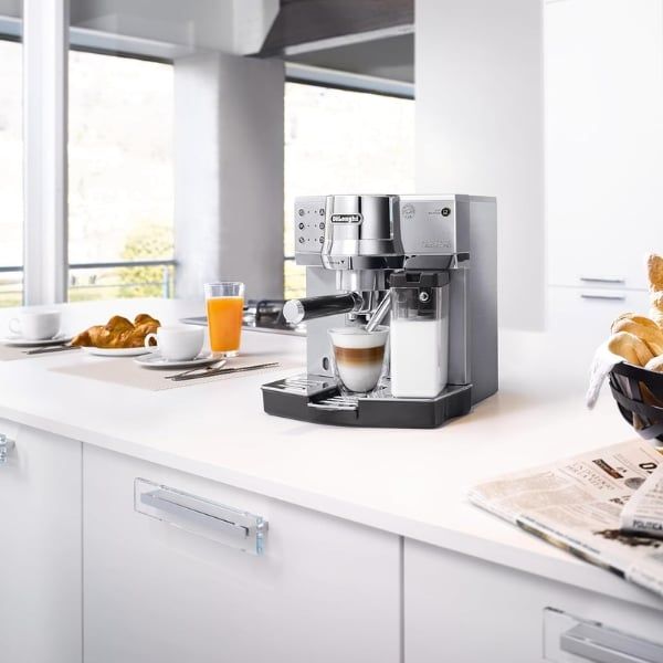 Máy pha cà phê Delonghi Espresso EC850.M - Màu bạc