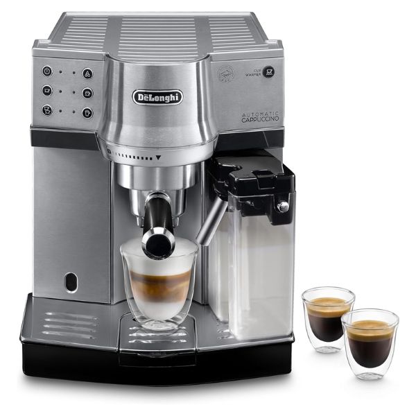 Máy pha cà phê Delonghi Espresso EC850.M - Màu bạc