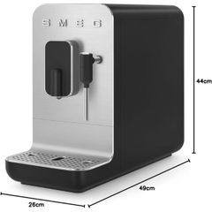  Máy pha cà phê Smeg BCC02BLMEU màu đen 1350W 