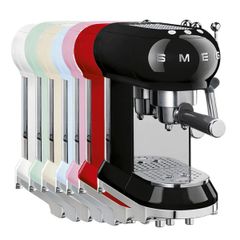  Máy pha cà phê Smeg ECF01RDEU màu đỏ - Italy 