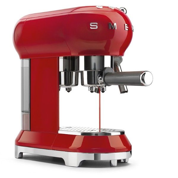 Máy pha cà phê Smeg ECF01RDEU màu đỏ