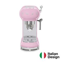  Máy pha cà phê Smeg ECF01PKEU màu hồng - Italy 