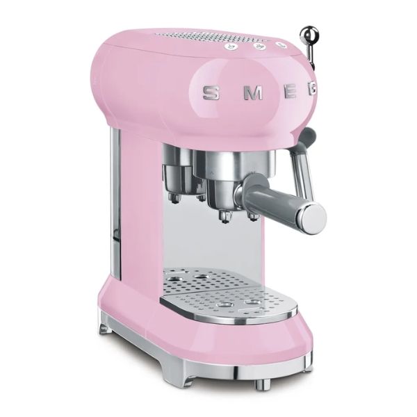 Máy pha cà phê Smeg ECF01PKEU màu hồng