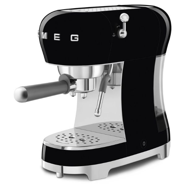 Máy pha cà phê Smeg ECF02BLEU màu đen - Made in Italy