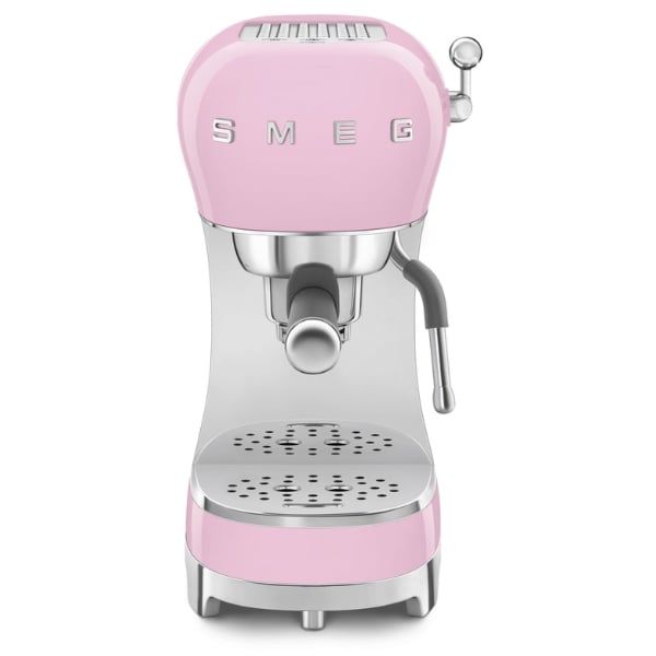 Máy pha cà phê Smeg ECF02PKEU màu hồng - Made in Italy