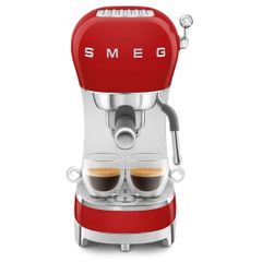  Máy pha cà phê Smeg ECF02RDEU màu đỏ - Made in Italy 