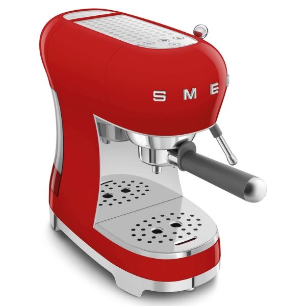 Máy pha cà phê Smeg ECF02RDEU màu đỏ - Made in Italy