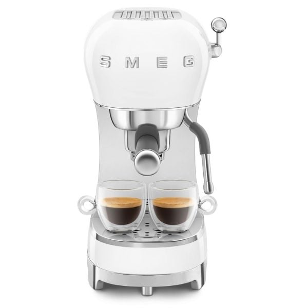 Máy pha cà phê Smeg ECF02WHEU màu trắng - Made in Italy