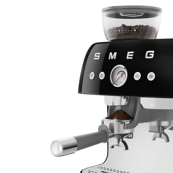 Máy pha cà phê thủ công Espresso Smeg EGF03BLEU kèm xay hạt màu đen