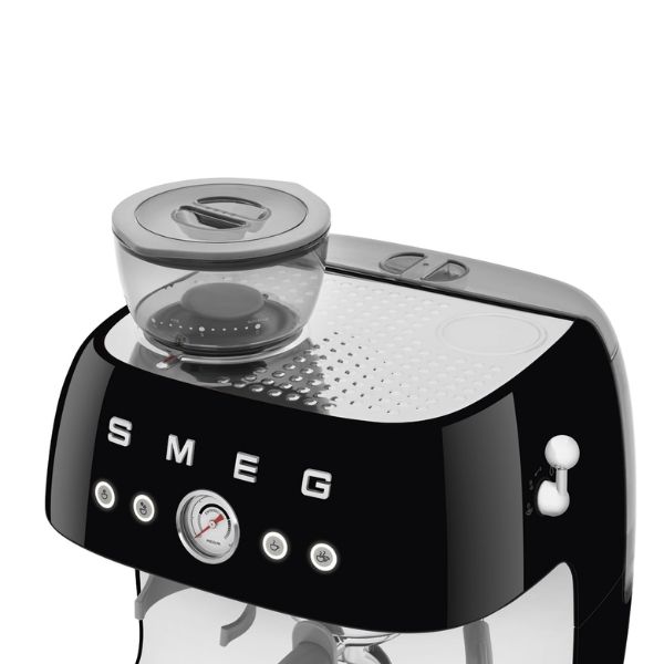 Máy pha cà phê thủ công Espresso Smeg EGF03BLEU kèm xay hạt màu đen