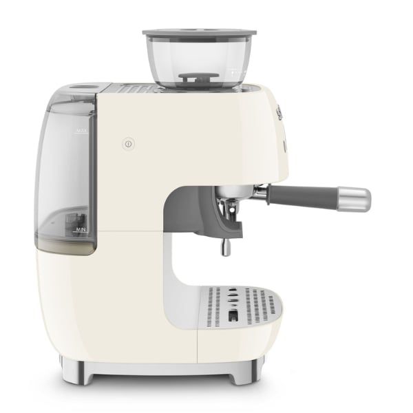 Máy pha cà phê thủ công Espresso Smeg EGF03CREU kèm xay hạt màu kem