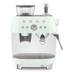  Máy pha cà phê thủ công Espresso Smeg EGF03PGEU kèm xay hạt xanh mint 