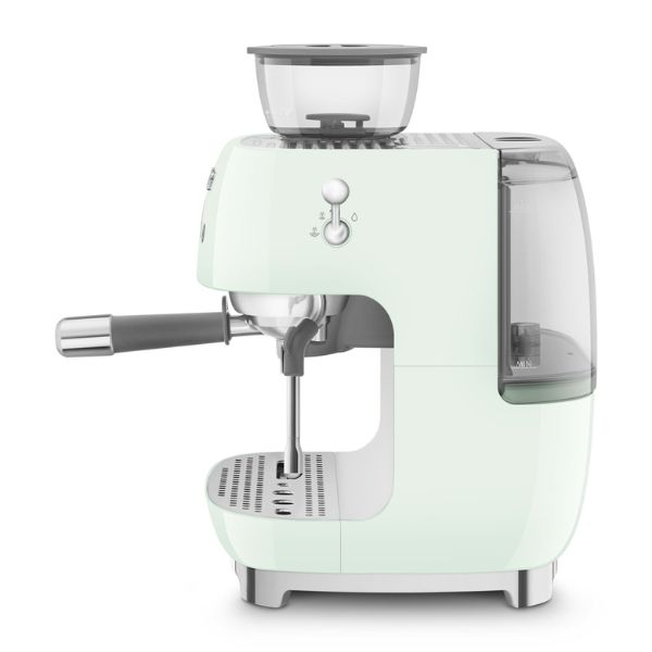 Máy pha cà phê thủ công Espresso Smeg EGF03PGEU kèm xay hạt xanh mint