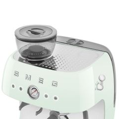  Máy pha cà phê thủ công Espresso Smeg EGF03PGEU kèm xay hạt xanh mint 