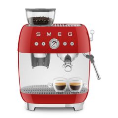  Máy pha cà phê thủ công Espresso Smeg EGF03RDEU kèm xay hạt 