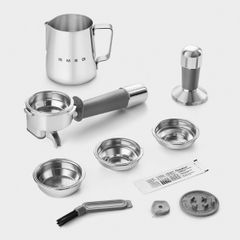  Máy pha cà phê thủ công Espresso Smeg EGF03WHEU kèm xay hạt 