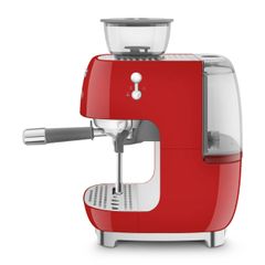  Máy pha cà phê thủ công Espresso Smeg EGF03RDEU kèm xay hạt 