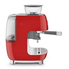  Máy pha cà phê thủ công Espresso Smeg EGF03RDEU kèm xay hạt 
