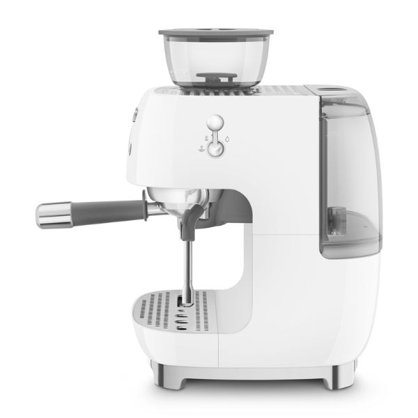 Máy pha cà phê thủ công Espresso Smeg EGF03WHEU kèm xay hạt màu trắng