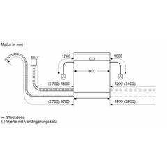  Máy rửa bát độc lập Bosch SMS8YCI01E serie 8 - 14 bộ 