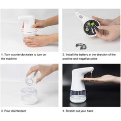  Máy rửa tay tạo bọt tự động Esonmus chạy pin 360ml 