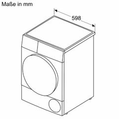  Máy sấy bơm nhiệt Bosch 9 kg WQB245B40 Series 8 - Made in Poland 