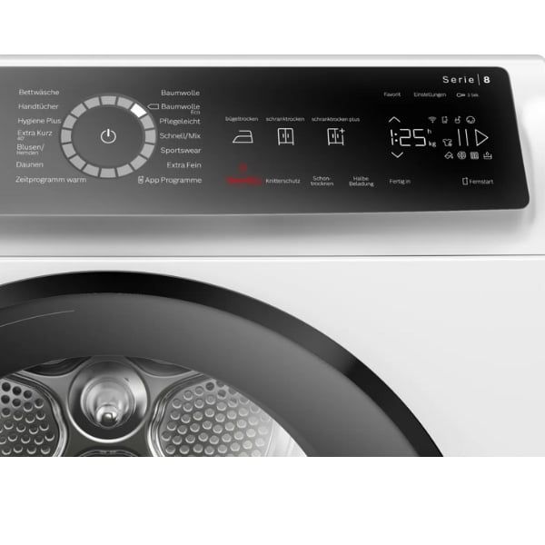 Máy sấy bơm nhiệt Bosch 9 kg WQB245B40 Series 8